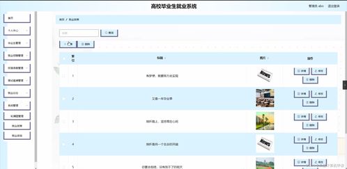 Spring Boot高校畢業(yè)生就業(yè)系統(tǒng)設計與實現(xiàn)